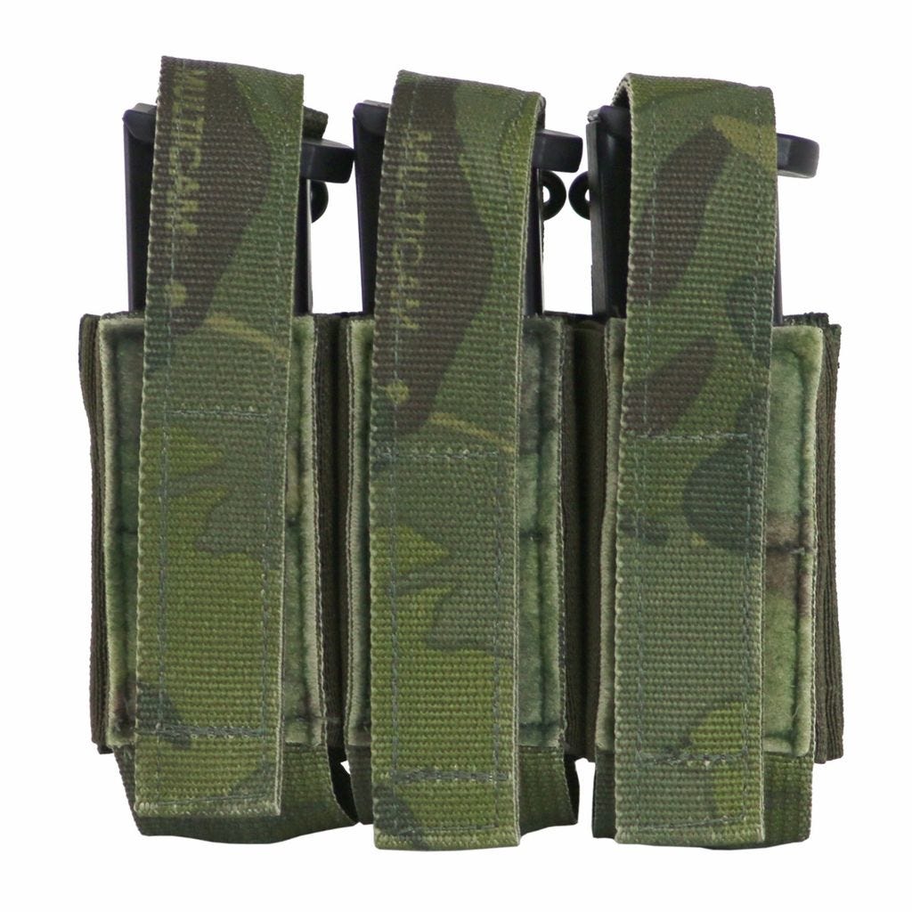 Triple Multi-Caliber Pistol Mag Pouch