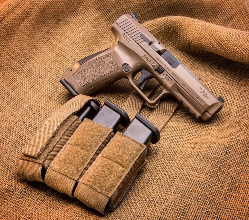 Triple Multi-Caliber Pistol Mag Pouch
